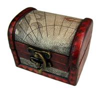 Medium Colonial Style Decorative Storage Box Atlas Pattern Design