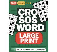 Medium Crossword Puzzle Book for Adults and Seniors: A Medium Difficulty Crossword Puzzle Book for Adults & Seniors - Stimulate Your Mind with Engaging Word Games and Relaxing Challenges