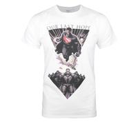 (Medium) DC Comics Short Sleeved T-Shirt (Mens White)