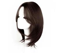 Medium Differentiation Fiber Wig Headband European And American Fashion Seamless Temperament Wig Women's Party-dark brown