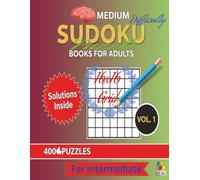 Medium Difficulty Sudoku Puzzle books for Adults: 16x16 grid 8.5x11 inches large print 400 Brainteasers with solutions Next level (SUDOKU MASTER SERIES)