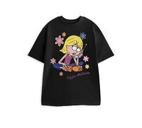 Disney Lizzie Mcguire Black Phone Short Sleeved T-Shirt Womens