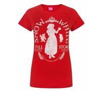 Disney Red Snow White Short Sleeved T-Shirt Womens
