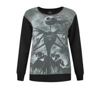 (Medium) Disney The Nightmare Before Christmas Christmas Jumper (Womens Black)