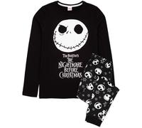 Disney The Nightmare Before Christmas Mens Pyjamas | Jack Skellington Sally Halloween Festive Long Sleeve Long Leg PJs Set | Matching Family Pajama Nightwear for Adults