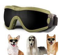 Medium Dog Sunglasses with Adjustable Strap UV Protection, Winproof Puppy Sunglasses, Suitable for Dogs Eyes Protection，Soft Dog Goggles