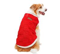 Medium Dog Sweater | Dog Cold Weather Coats Plush - Thick Pet Cold Weather Clothes Warm Snow Jacket Accessories for Large Dogs, Autumn And Winter Seasons