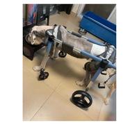 Medium Dog Wheelchair, Lightweight 4-Wheel Pet Stroller, Comfortable Mobility Aid for Dogs, Perfect for Disabled Pets and Outdoor Adventures