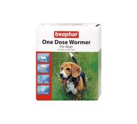 Beaphar - One Dose Worming Tablets - For Medium Dogs Weighing 6kg to 20kg - Kills Roundworms and Tapeworms - Veterinary medicine - 2 tablet pack