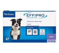 (Medium Dogs 10-20kg) Effipro Spot On Flea, TIck Treatment for Cat & Dog