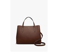 Medium Dukes Place Textured Chocolate Leather Grab Bag - Bnl / One-Size