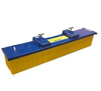Medium Duty Forklift Sweeper ES-1800 | 1800mm Wide 8-Row Polypropylene Brush for Yard & Site Cleanup | Fits 190x80mm Forks | CE UKCA HSE Compliant