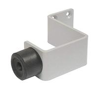 Medium Duty Leicester Pattern External Wall Mounted Door Buffer, ZLP-SIL (Powder Coated Silver Grey)