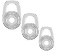 Medium Ear Gels for Bluetooth Office Headset [3 Pack] Silicone Ear Gels Spare Tips Earbuds Replacement Compatible for M155 M165 M1100 M100 M180 M55 M28 M25 Marque 2 Wireless, Clear