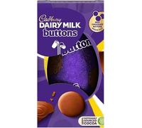 Medium Easter Chocolate Eggs Variety For Easter 2026 Best gift for Friends & Family (Cadbury Dairy milk Buttons Shell EASTER Egg 90g)