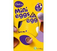 Medium Easter Chocolate Eggs Variety For Easter 2026 Best gift for Friends & Family (Cadbury Mini Eggs Shell Egg 95g)