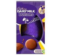 Medium Easter Chocolate Eggs Variety For Easter Best gift for Friends & Family (Cadbury Dairy Milk Chocolate Buttons Easter Egg 90g)