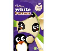 Medium Easter Chocolate Eggs Variety For Easter Best gift for Friends & Family (Cadbury White Buttons Shell Egg 91g)