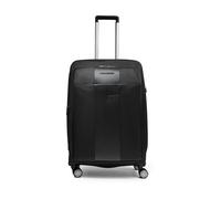 Medium Expandable 4-Wheel Suitcase- male- Piquadro- Suitcases- Black- ONE SIZE- Suitcases ONE SIZE