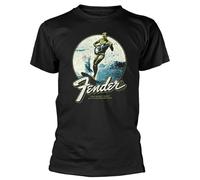 (Medium) Fender 'Surfer' (Black) T-Shirt