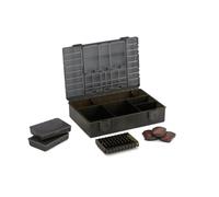 Medium fishing box Fox Edges Black 27x19x7 cm