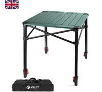 Medium Folding Camp Table with Carry Bag - Lightweight, Durable Aluminum Design
