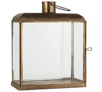 Medium Glass Lantern Oblong Rounded Roof 28 cm by Ib Laursen