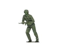 Smiffys, Mens Toy Soldier Costume, Top, Pants, Belt, Helmet and Foot Plate, M, Green