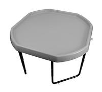 Medium Grey 70cm Plastic Activity, Sand & Water Mixing Play Tray with Stand Adjustable to 3 Heights.