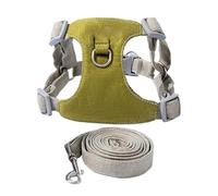 Medium Harness for Dogs, Draw-Free Harness with Lead, Breathable Oxford Vest for Dogs, Adjustable Accessories for Small, Medium and Large Breeds, Outdoor Walks