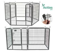 Medium Heavy Duty 6 Panel Pet Playpen Metal Cage
