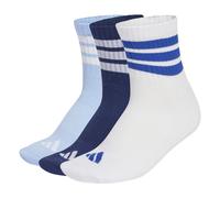 Medium-high socks adidas 3-Stripes (x3) Bleu 34/36