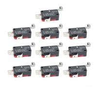 Medium Hinge Lever Limit Switch 10Pack 12V DC 16A | Reliable 16A rating, 125/250V for AC & 12V DC, consistent high-demand performance, easy install