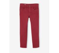 MEDIUM Hip, MorphologiK Slim Leg Coloured Trousers, for Boys tomato red