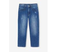 MEDIUM Hip, Straight Leg MorphologiK Jeans for Girls deep blue