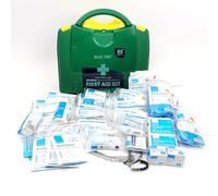 Medium Home and Workplace First Aid Kit - BS 8599-1:2019 Compliant with wall Bracket