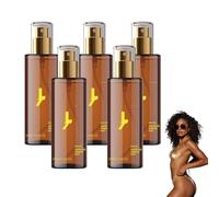 Medium Hydrating Tanning Mist - Tanning Spray for Body & Face - Self Tanning Mist, 3.38 fl oz Hydrating Self Tanner Mist with DHA, 100ml Self Tanner Spray with Glycerin, Lightweight (5 bottles)