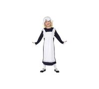 Victorian Poor Girl Costume Kids Book Day Fancy Dress Outfit Girls 4-12 Years