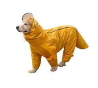 Medium Large Dog Raincoats fit Full Leg Coverage Pet Poncho, Dogs Rain Jacket with Rain Cape and Traction Hole, Suit for Playing Outdoors in The Rainy Season(Boy dog,4XL)