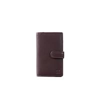 Medium Leather Tab Purse (Brown)