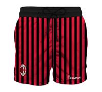 Medium-Length Boxer Swim Shorts - female - MC2 Saint Barth - Kids Swimming Trunks - Red - 6 Y - Kids 6 Y