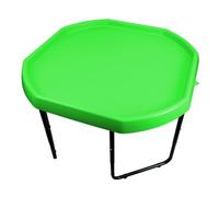 Medium Lime Green 70cm Plastic Activity, Sand & Water Mixing Play Tray with Stand Adjustable to 3 Heights.