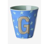 Medium melamine cup with LETTER G RICE stars, 250 ml multicoloured