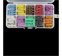 Medium Mini Auto Car Fuses 2A/3A/5A/7.5A/10A/15A/20A/25A/30A/35A Amp with Storage Case Assortment Blade Fuse Set Kit(Standard 80 pcs)