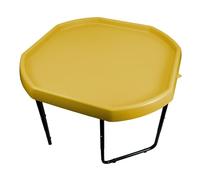 Medium Mustard 70cm Plastic Activity, Sand & Water Mixing Play Tray with Stand Adjustable to 3 Heights.