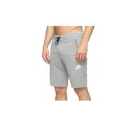 (Medium) Nike Mens Fleece AV15 Sport Shorts Gym Sweat Grey