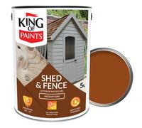 Medium Oak Fence And Shed Paint One Coat System King Of Paints Ultimate+