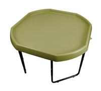 Medium Olive 70cm Plastic Activity, Sand & Water Mixing Play Tray with Stand Adjustable to 3 Heights.