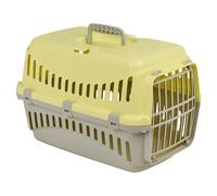 (Medium, Pastel Yellow) Pet Travel Carrier Dog Cat Puppy Crate Kennel Transport Portable Bag Car Box