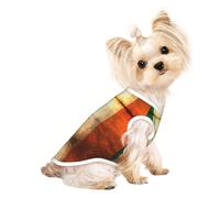 Medium Pet Breathable Sleeveless Retro Irish Flag Print T-Shirt - Small Medium Cats & Dogs, Chihuahua, Yorkie, Dachshund